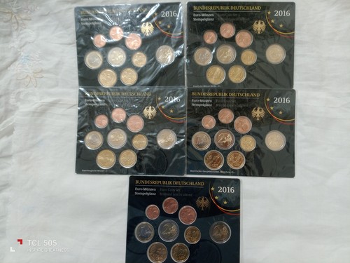 Divisional germany 2016 coin - germany, 2016-5