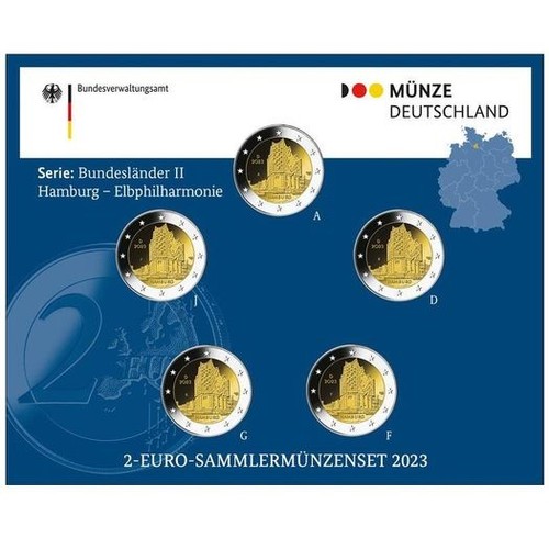 Germany 5x2 euro - germany,