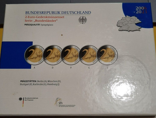 Euro commemorative coin set - 2,