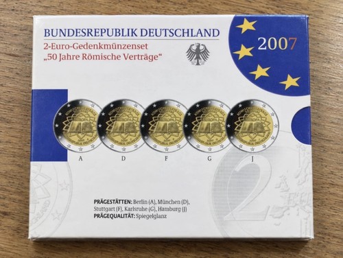 Euro commemorative coin set - euro,
