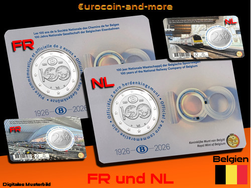 Euro belgium 2026 100 years - belgium,