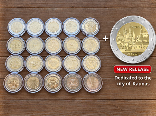 Euro coins lithuania - 2,
