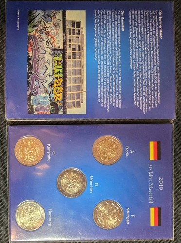 Euro commemorative coin set - 2,
